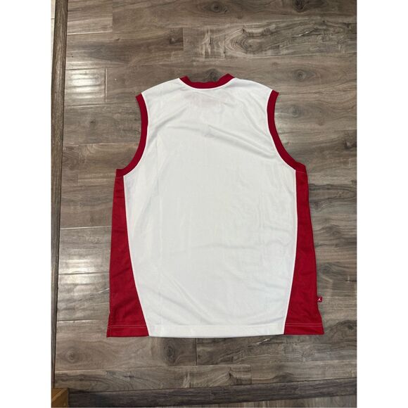 Vintage Jordan Jumpman Jersey Tank Mens XL NWT Red/White - Picture 6 of 7